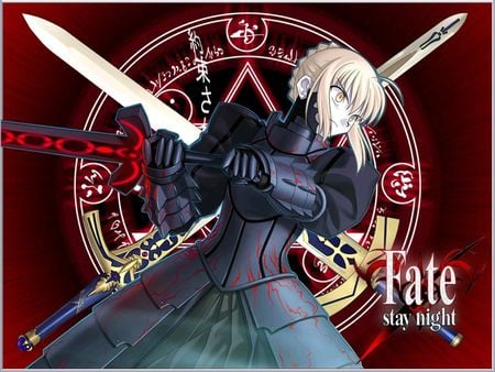 alter saber - red, fate stay night, anime, saber