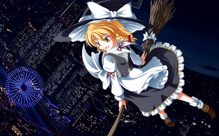 Kirisame Marisa - anime, touhou, kirisame, marisa