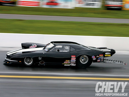 Pro Mod - black, drag race, gm, camaro