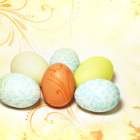 Delicately Decorated Eggs