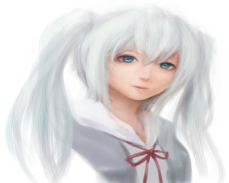 fadding miku - ribbon, miku, blue eyes, twintails