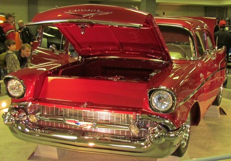 1957 Chevrolet show car - chevy, cool, car, custom, hot rod, show