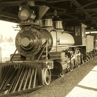 1883 Steam engine locomotive