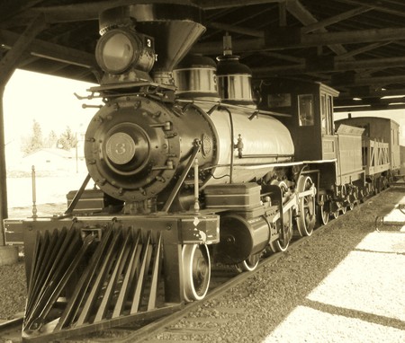 1883 Steam engine locomotive