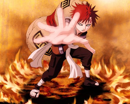 Gaara of the Desert - anime, gaara, desert, naruto