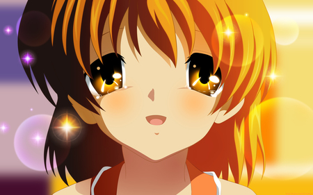 Tears of Joy - key, tears, game, anime, school, girl, nagisa, blush, furukawa, light, joy, clannad