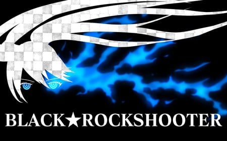 BRS Vortex - anime, blue, mato, black rock shooter, black, white, ova, kuroi, brs