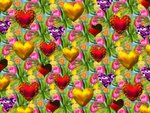 HEARTS AND FLOWERS