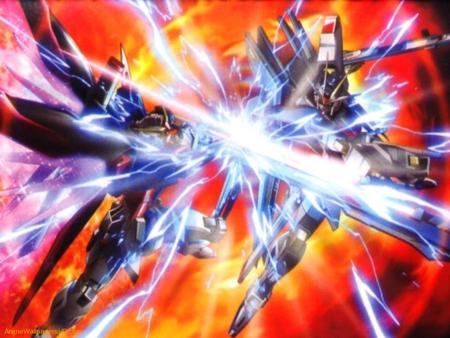 Clash of Gundam Epicness - seed, mobile, gundam, cool, suit, epic, epicness, mecha, mech, clash, destiny