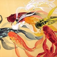 BUTTERFLY KOI PAINTING