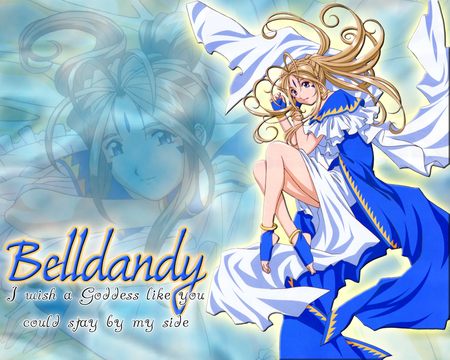 Belldandy - anime, hot, blue, gir