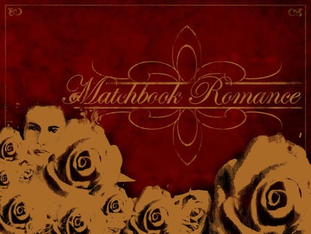 Matchbook Romance - roses, music, emo, red, band, matchbook romance, gold, romance