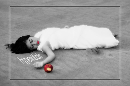 Poison Apple - street, poison apple, woman, dead, princess, death, apple, poison