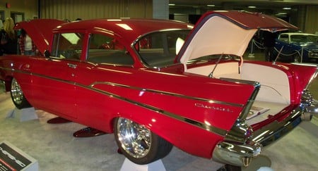 1957 Chevrolet custom show car - chevy, custom, show car, hot rod