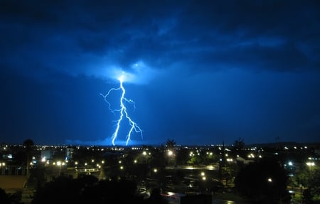 Lightning - nature, storms, lightning, weather