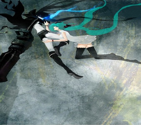 the ubreakabel bond - aqua, black, miku, gun, brs, android, robot