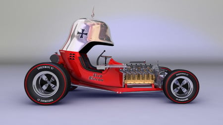 Red Baron - bad, redbaron, cool, hot rod