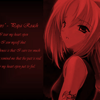 Manga Girl Papa Roach BlackRed