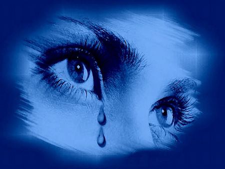 Blues - woman, tears, girl, blues, female, eyes, cg, abstract, 3d