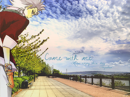 Come with me - silver, cool, toshiro, bleach, hitsugaya, captain