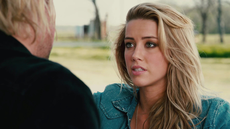 Amber Heard - amber, face, heard, green eyes, beautiful, actress, blonde, amber heard