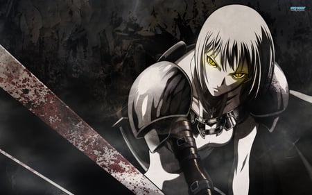 anime - claymore, anime, sword, dark