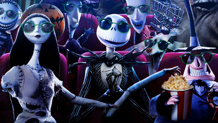 Nightmare Before the Movie - movie, theater, popcorn, jack, sally, nightmare, before, christmas