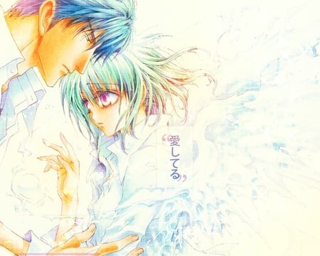 true love - boy, hansome, anime, girl, beauty, love