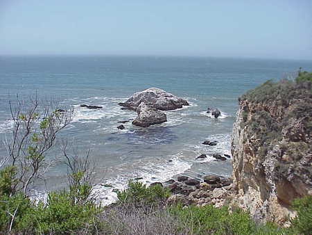 Ocean View - rock, ocean, beach, pismo beach