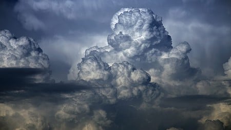 Big Dark Clouds - sky, dark, clouds, beautiful