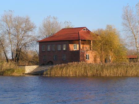 House at port - house, energodar, dnieper, ukraine