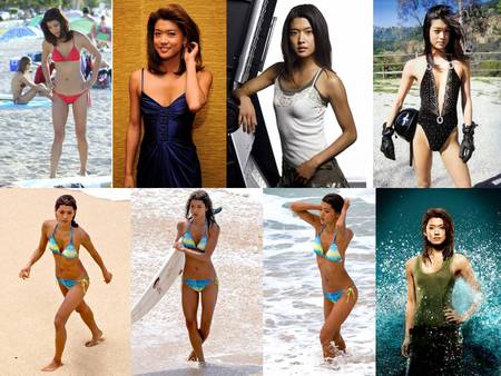 Grace Park - grace park, actress, beach, sexy, hawaii five-0, park, grace, montage