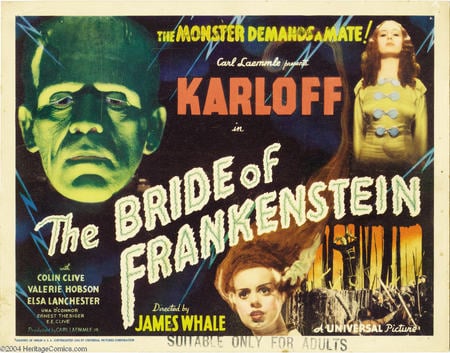 Bride of Frankenstein - bride of frankenstein, scary, movies, monster