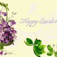 Vintage Easter Violets