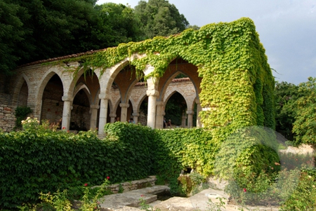 Balchik, Palace - photgoraphy, historical, path, bulgaria, forest, green, architecture, photo, old, garden, palace, history