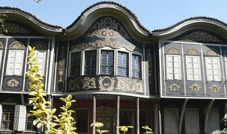 House - pretty, house, blue, beautiful, photography, photo, architecture, historical, history, old, bulgaria