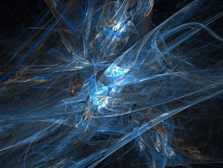 blue - space, abstract, galaxies, other