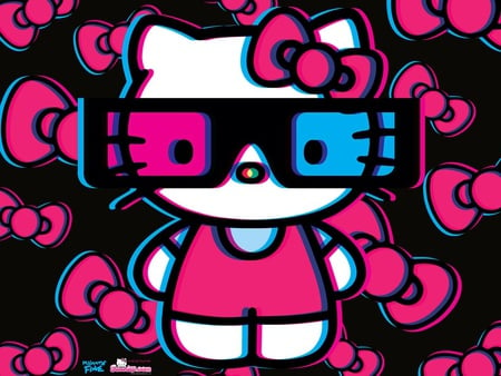 wallpaper hello kitty 3d