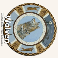 Wolves in a circle art