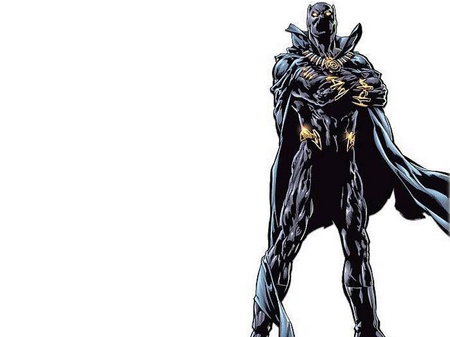 Black Panther - anime, superhero, black, cartoon