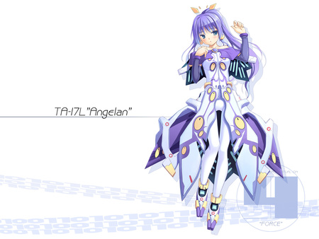 TA-17L Angelan - anime, mecha, girl, angelan, robot