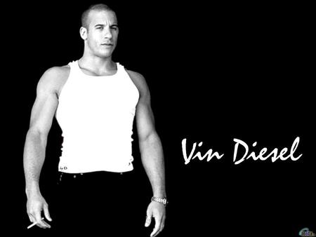 VIN DIESEL - vin diesel, handsome, people, actor, withe, black