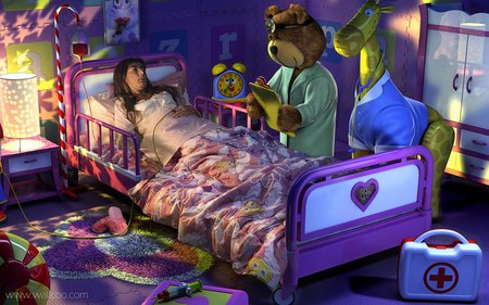 Dr. Bear - platinum conception, hd, digital art, toy, creative, cg