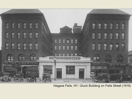 Niagara Falls, NY: Gluck Building on Falls Street (1916) - falls street, architecture, niagara falls, gluck building