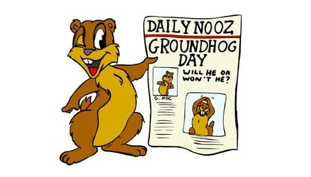 Groundhog News - winter, groundhog, shadow, spring