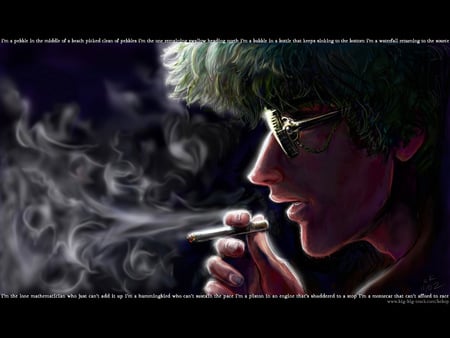 smokersclub1 - smokers, smoke, cowboy bebop, spike