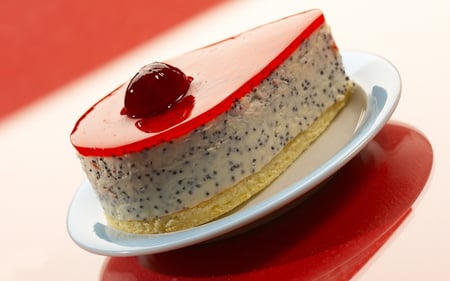 Poppy cake - delicious, macro, nice, dessert, cake, tasty