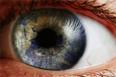 Eye on Earth - planet, eye, iris, earth