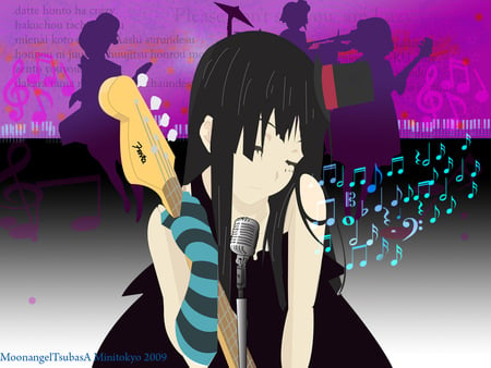 Solo Performance - htt, vocal, band, solo, mugi, mio, yui, member, performance, k-on, anime, ritsu, club