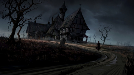 The Inn - fantasy, 2dart, horror, the inn, dark